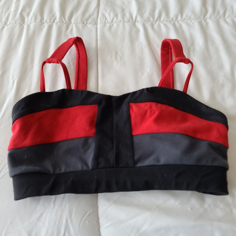 Jo + Jax XSA Tri-Color Crop Top
